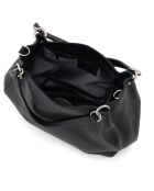 Borsa Viareggio in pelle nera - 33x28x16cm