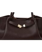 Bolso Prato de piel marrón - 52x13x27 cm