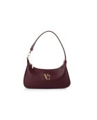 Sac bandoulière en cuir Cosenza bourgogne - 27x6,5x12,5 cm