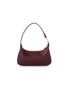 Sac bandoulière en cuir Cosenza bourgogne - 27x6,5x12,5 cm