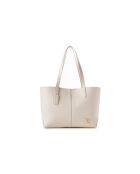 Bolso Savona de piel blanco - 38x14x27,5 cm