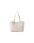 Bolso Savona de piel blanco - 38x14x27,5 cm