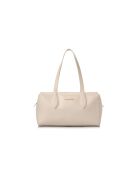 Bandolera Liguria de piel blanca - 31x17x19 cm