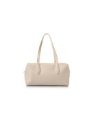 Bandolera Liguria de piel blanca - 31x17x19 cm