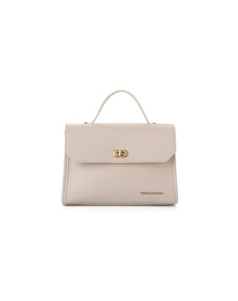 Sac à main en cuir Gela blanc - 25x9x18 cm