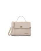 Borsa a mano in pelle Gela bianca - 25x9x18 cm