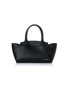 Tote bag en cuir Messina noir - 33,5x14x15 cm