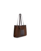 Bandolera de piel Piacenza, gamuza, gamuza marrón - 36x12x27 cm