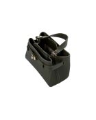 Bolso de mano Lecce de piel verde oscuro - 20x11x15 cm