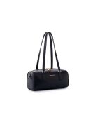 Bandolera Treviso de piel negra - 30x13x13 cm