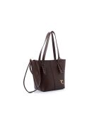 Sac bandoulière en cuir Piedmont marron - 30x14x23 cm