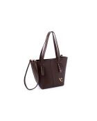 Sac bandoulière en cuir Piedmont marron - 30x14x23 cm