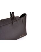 Tote bag en cuir Messina marron - 33,5x14x15 cm
