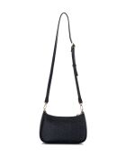 Sac à main en cuir Alessandria noir - 25x7x15 cm