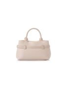 Bolso Vittoria Mini de piel color crema - 29x18,5x14 cm