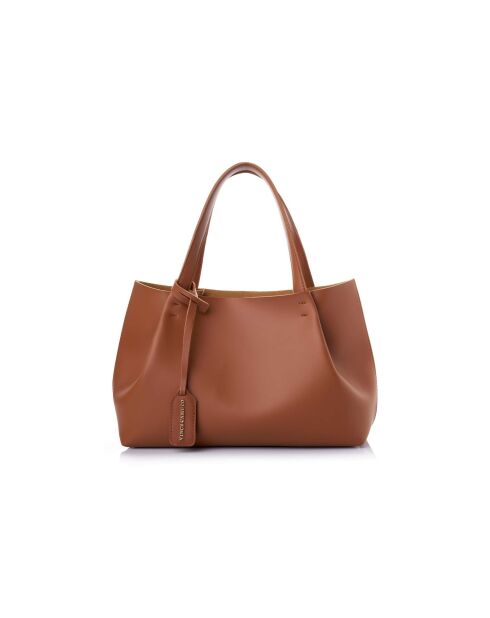 Tote bag en cuir Monza tanné - 35x12x20 cm