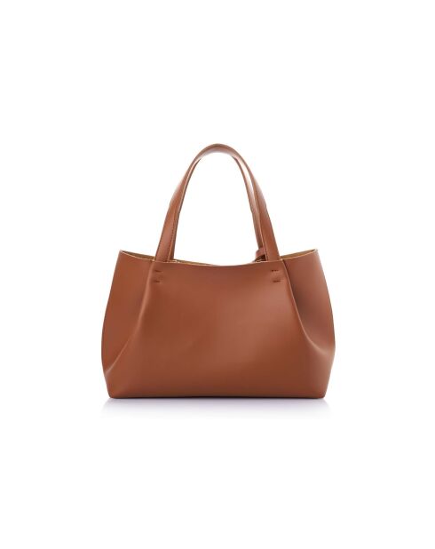 Tote bag en cuir Monza tanné - 35x12x20 cm