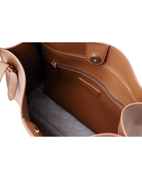 Bolso Palermo de piel curtida - 35x15x27 cm