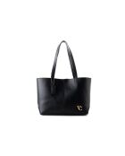 Bolso Savona de piel negra - 38x14x27,5 cm