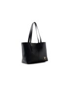 Bolso Savona de piel negra - 38x14x27,5 cm