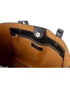 Bolso Savona de piel negra - 38x14x27,5 cm