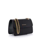 Bandolera de piel Lanciano negra - 25x9x16 cm