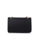 Bandolera de piel Lanciano negra - 25x9x16 cm