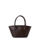 Sac à main en cuir Marsala marron - 36x12x19 cm