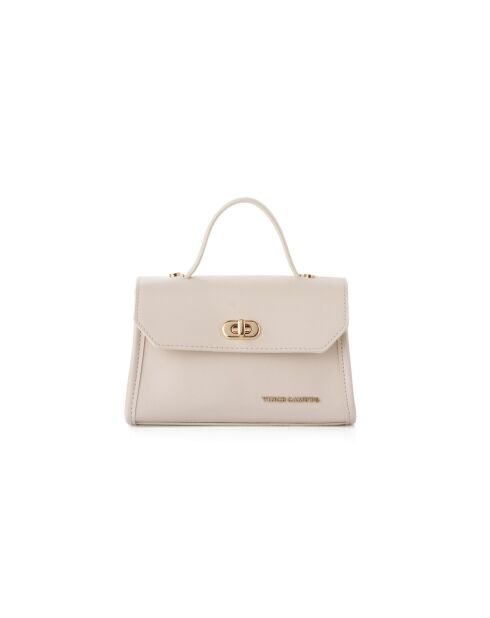 Mini-sac en cuir Gela blanc - 20x8x12,5 cm