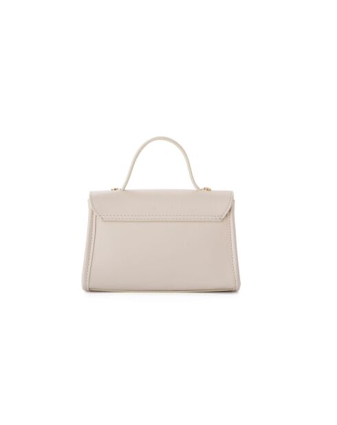 Mini-sac en cuir Gela blanc - 20x8x12,5 cm