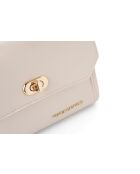 Mini-sac en cuir Gela blanc - 20x8x12,5 cm