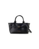 Bolso Vittoria Mini de piel negra - 29x18,5x14 cm
