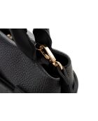 Bolso Vittoria Mini de piel negra - 29x18,5x14 cm