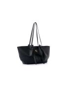 Bandolera de piel negra Foggia - 48x12x25 cm