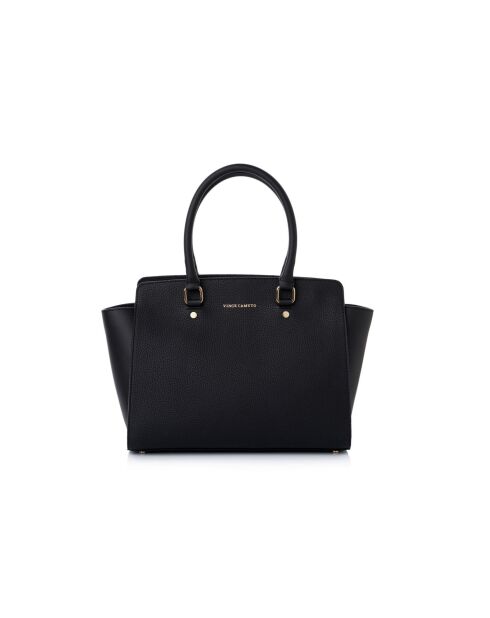 Sac à main en cuir Andria noir - 32x14x27 cm
