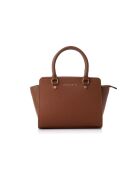 Mini-sac en cuir Andria tanné - 28x11x18 cm
