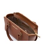 Mini-sac en cuir Andria tanné - 28x11x18 cm