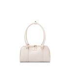 Sac bandoulière en cuir Forli blanc - 32x6x11 cm