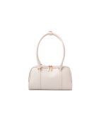 Sac bandoulière en cuir Forli blanc - 32x6x11 cm