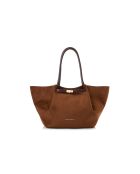 Bolso de piel Prato gamuza marrón gamuza - 52x13x27 cm
