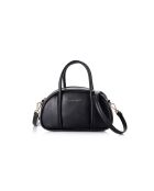 Sac à main en cuir Asti noir - 27x8x15 cm