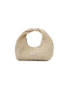 Borsa a mano Scala in pelle crema - 27x12x26 cm