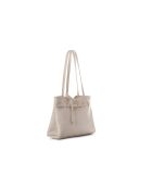 Sac bandoulière en cuir Catania blanc - 35x12x28 cm