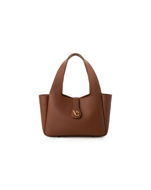 Tote bag en cuir L'Aquila tanné - 33x15x22 cm