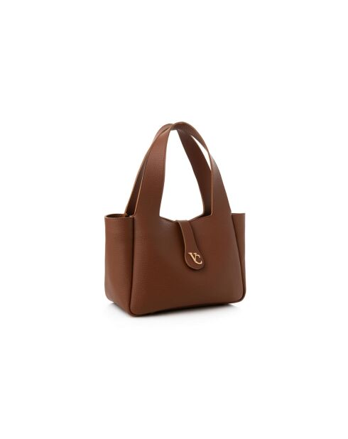 Tote bag en cuir L'Aquila tanné - 33x15x22 cm