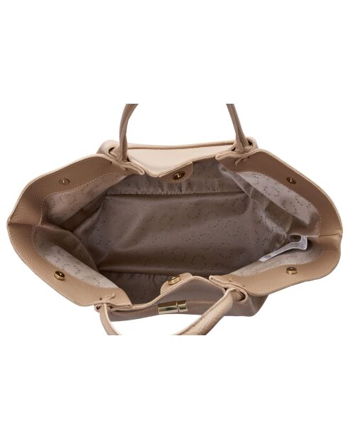 Bolso de piel Prato marrón claro - 52x13x27 cm
