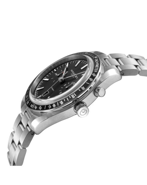 Reloj automático Missione de acero inoxidable con movimiento Ruben e hijos M39D6 negro/plateado