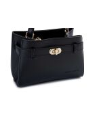 Borsa a mano Lecce in pelle nera - 20x11x15 cm
