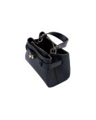 Borsa a mano Lecce in pelle nera - 20x11x15 cm