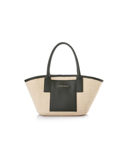 Sac à main en cuir Amalfi vert foncé - 38x12x19 cm